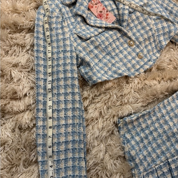 BLUE TWEED 2-PIECE SET - Picture 5 of 5